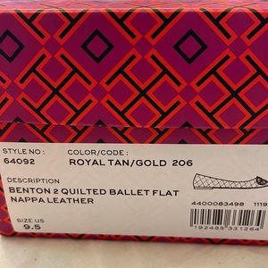 Tory Burch Royal Tan size 9.5